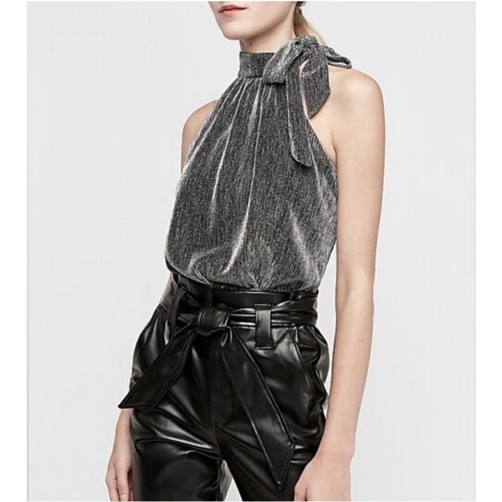 Silver Sequin Bodysuit
